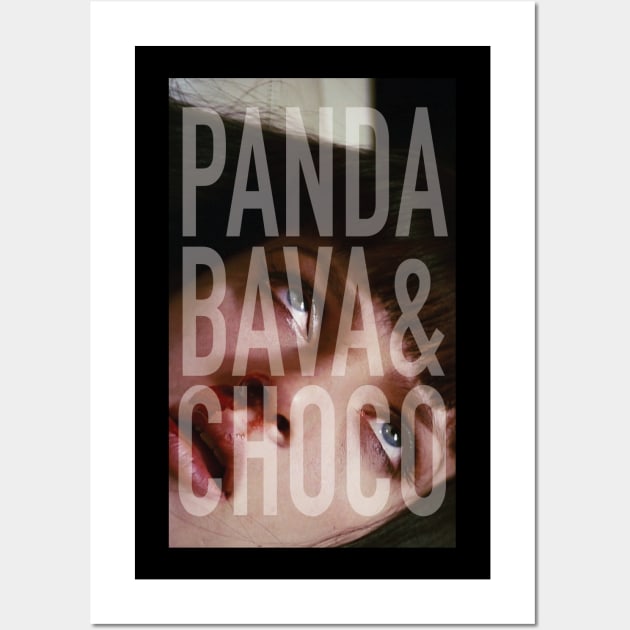Panda Bava and Choco Wall Art by GetRight